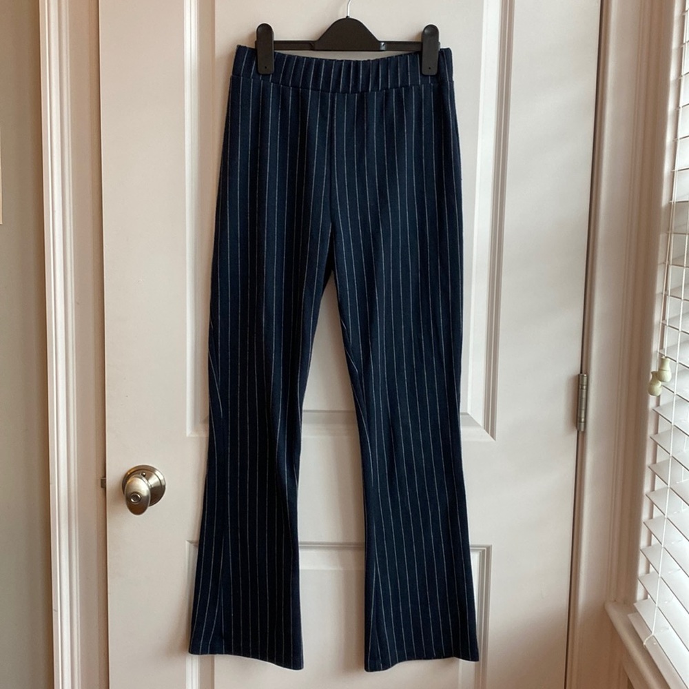 Urban Outfitters size S pin stripe cotton pants with flare fit